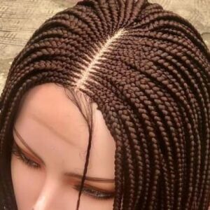 Short braided wig